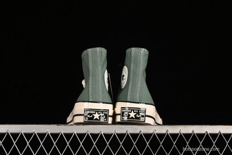 Converse Chuck 1970s High Top Casual Canvas Sneakers in Pine Green - A06521C