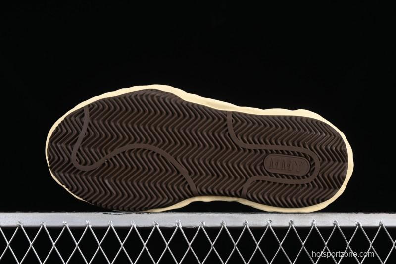 Wayne MMY Original Sole Leather Low Sneaker with Deconstructed Ice Cream Sole - W.E5