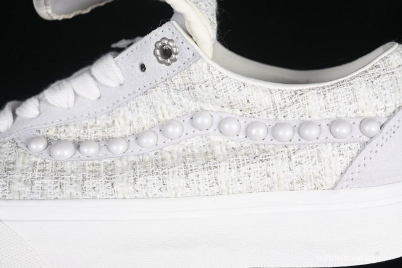 Vans Skool Ext Pearl White Low-Top Casual Skate Shoes - VN000EEMQC5