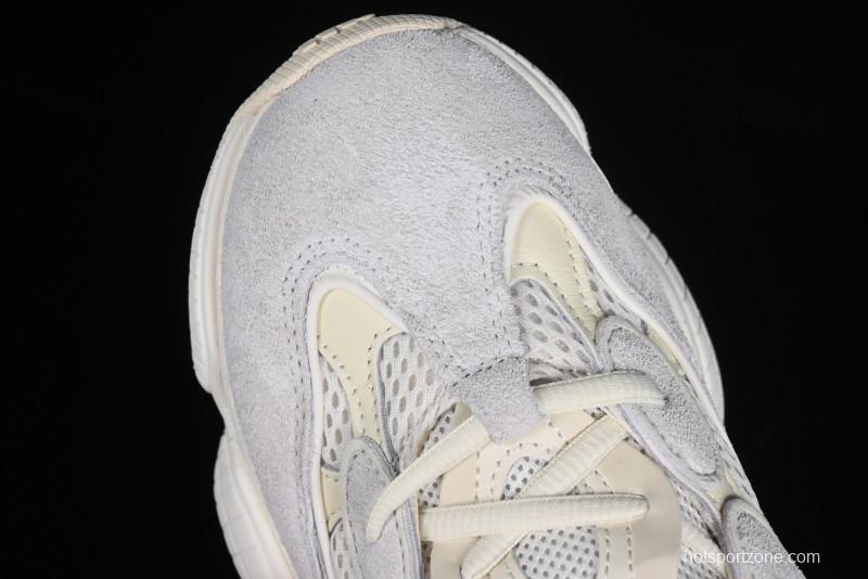 Adidas Yeezy 500 Bone White Casual Running Shoes - FV3573