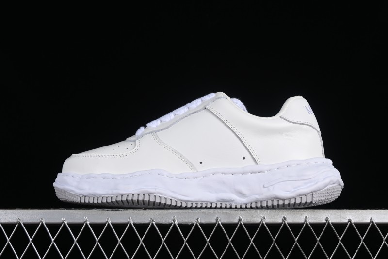 Wayne Original Sole Leather Low Sneaker with Deconstructed Ice Cream Sole - MMY