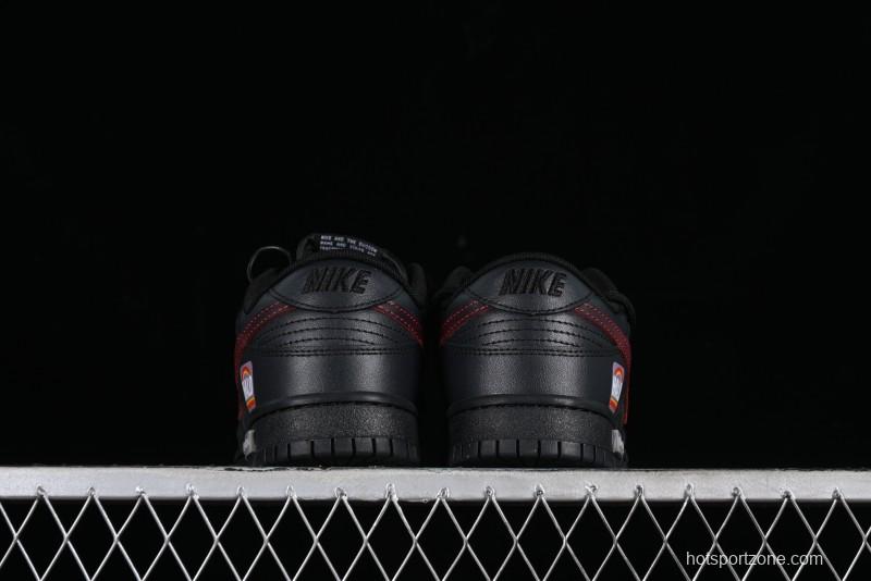 Nike Dunk Low Panda Prank Universe Exploration - Boundless Abyss Cool Black SB Strap Low Top Casual Skate Shoes - DV0831-002