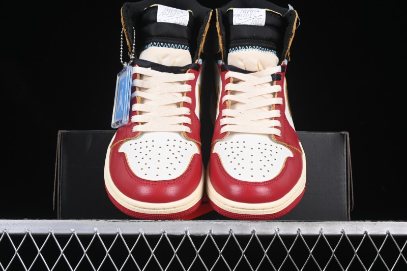 Nike Union x Air Jordan 1 Retro High Basketball Shoes Shadow Chicago - HV8563-600