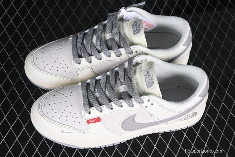 Nike SB Dunk Low The North Face Collaboration Anniversary High-End Custom Low-Top Casual Skate Shoes - BB7518-015
