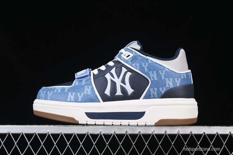 New York Yankees MLB Chunky Liner Lightweight Platform Sneakers with 6cm Height Increase - 3ASXCHL4N50BLS