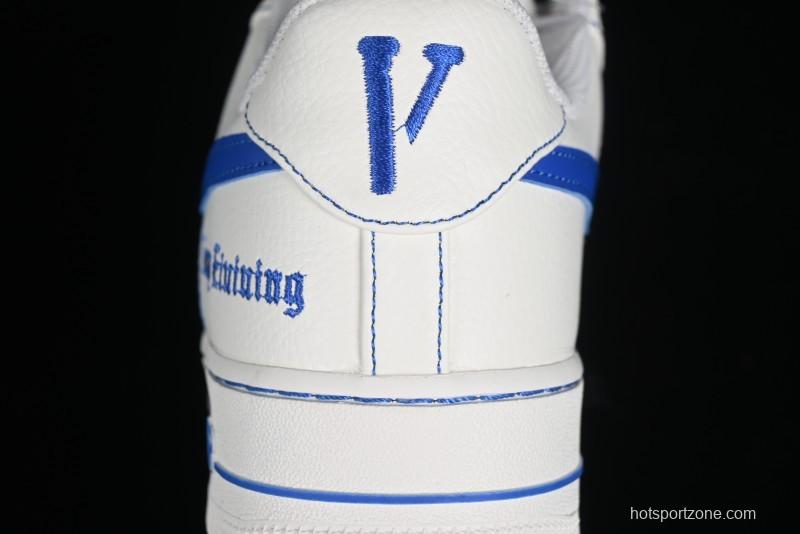 Nike Vlone x Air Force 1 '07 Low Collaboration Light Blue Casual Sneakers - AA5360-011