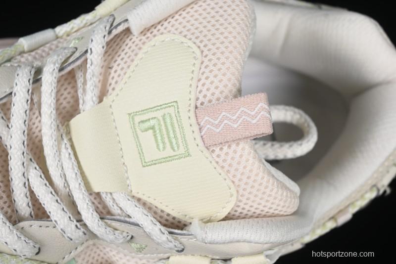 Fila Fusion Retro Mars Running Shoes with Lace-Up Design - F12W432101FAP