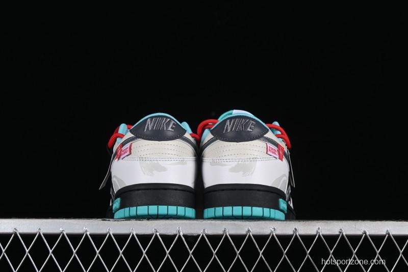 Nike Dunk Low Panda Prank CNY Year of the Dragon Limited Edition SB Low-top Casual Sneakers - DV0831-101