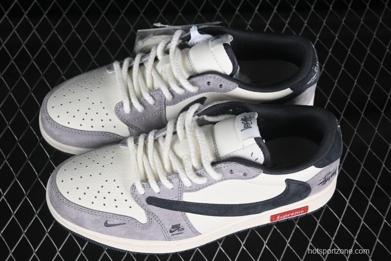 Nike Travis Scott x Fragment Design x Air Jordan 1 Low OG SP AJ1 Sneakers - SJ2068-140