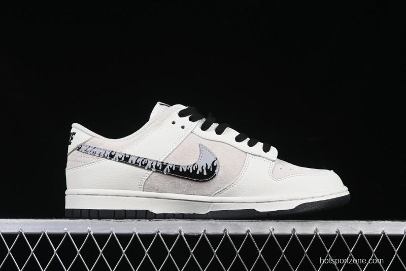 Nike SB Dunk Low UN Collaboration Anniversary Custom Sneakers with Black Swoosh - DJ2024-068