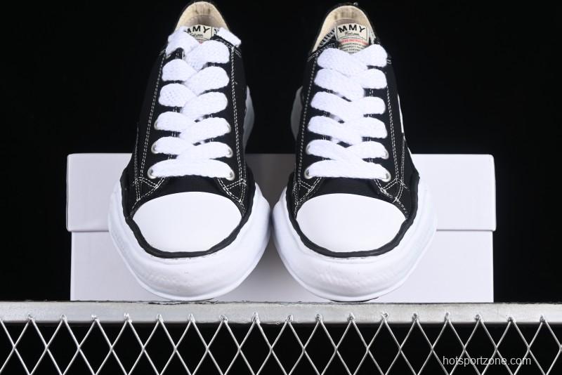 Wayne MMY Original Sole Leather Low Sneaker with Deconstructed Ice Cream Sole - W.E5