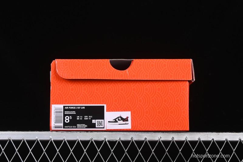 Nike Air Force 1 '07 Low Stussy Collaboration Year of the Snake Limited Edition Black Snake Dual-Color Casual Sneakers - HH7518-034