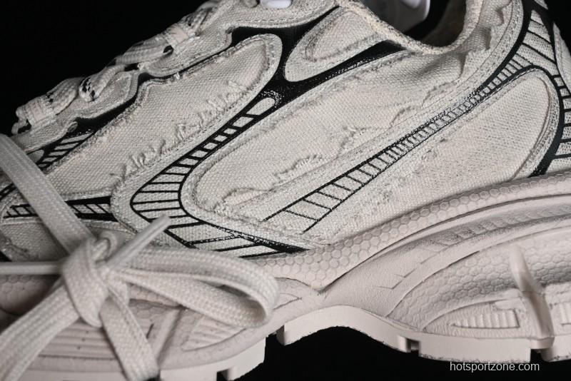 Balenciaga Phantom Sneaker 10th Generation Trend Running Shoes with Transparent Heel Strap - W3XDC2002