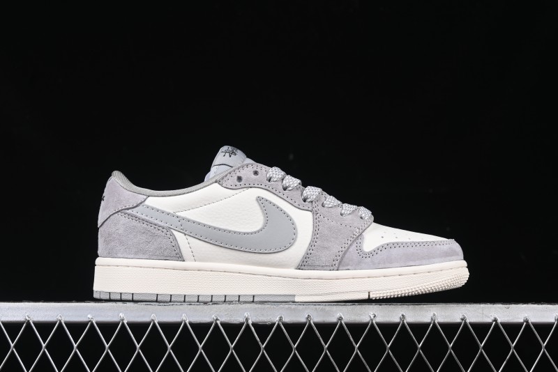 Nike Travis Scott x Fragment Design x Air Jordan 1 Low OG SP AJ1 Retro Sneakers - SJ2068-132