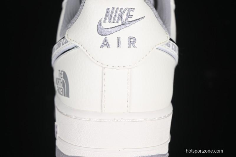 Nike Air Force 1 '07 Low The North Face x CDG Light Bone Swoosh Casual Sneakers - BB7518-014