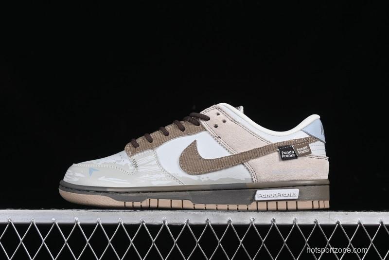 Nike Dunk Low Panda Prank Pioneer Project Jupiter Black Grey Low Top Casual Sneakers - HQ1175-240