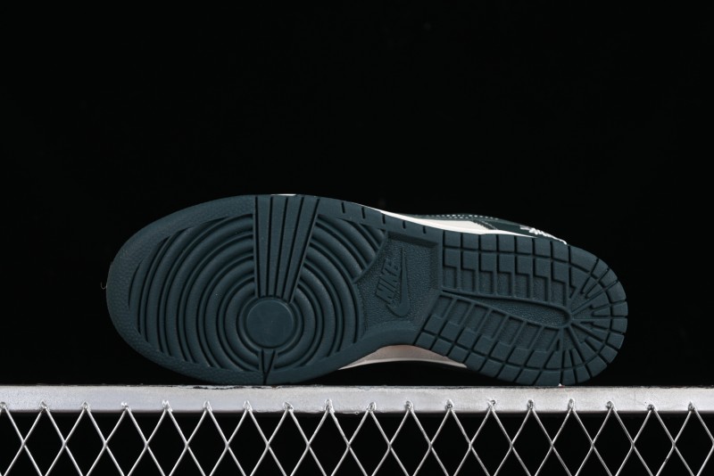 Nike SB Dunk Low Stussy Collaboration - Navy Starry Sky Anniversary Custom Low-Top Casual Skate Shoes - BB9898-003
