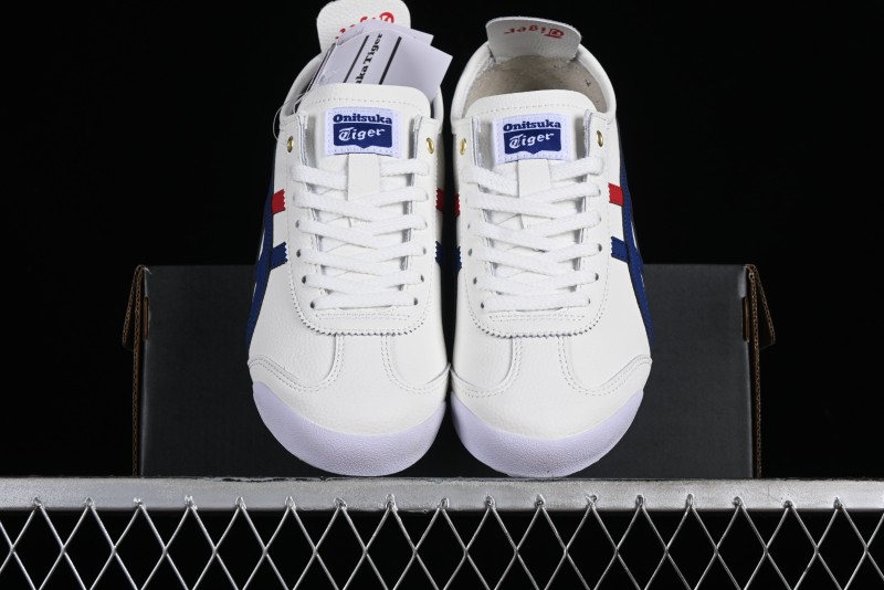 Onitsuka Tiger Mexico 66 Low-Top Leather Sneakers for Casual Running - D507L-0152