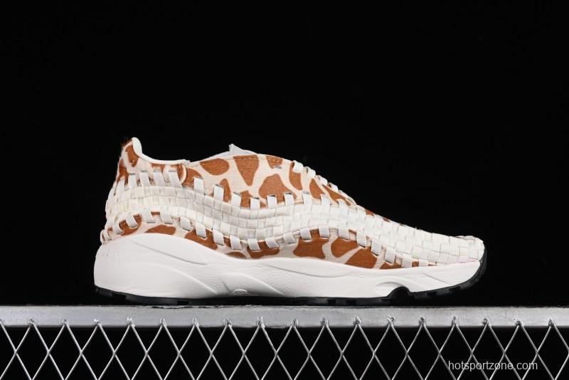 Nike Air Footscape Woven Asymmetrical Weave Slip-Resistant Low-Top Lifestyle Casual Shoes - FB1959-100