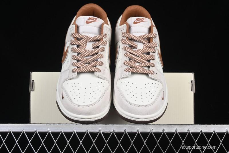 Nike SB Dunk Low Fendi Collaboration Anniversary High-End Custom Low-Top Casual Skate Shoes - DJ2024-057