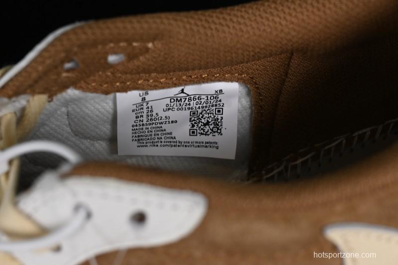 Nike Travis Scott x Air Jordan 1 Low OG AJ1 Reverse Swoosh Sneakers - DM7866-106