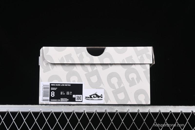 Nike SB Dunk Low The North Face Graffiti Black Swoosh Anniversary Custom Low-Top Casual Skate Shoes - DM6868-028
