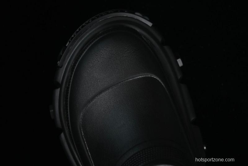 Balenciaga Hardcrocs Slide EVA Round-Toe Ultra Thick Sole Clog Sandals - W1S8N1010