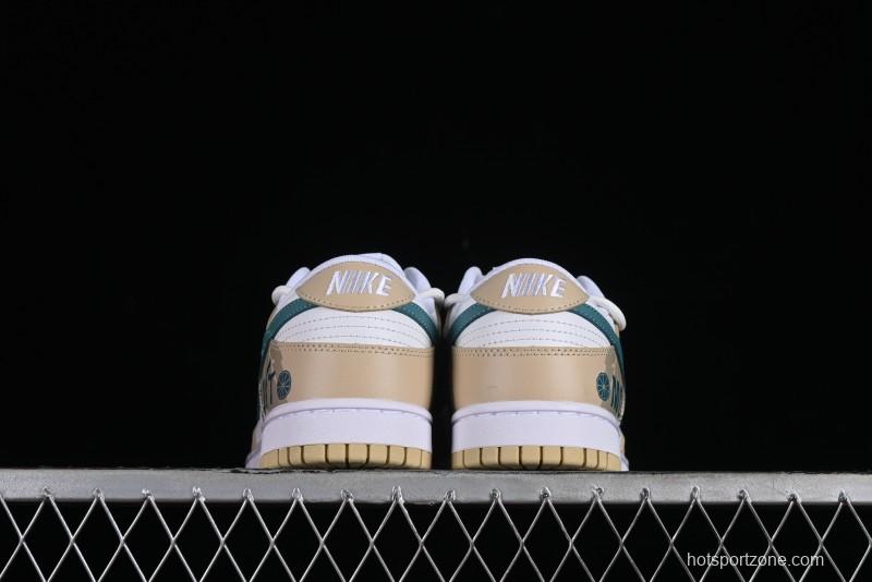 Nike Dunk Low SB Casual Sneakers with Mojito-Inspired Design - DV0833-100