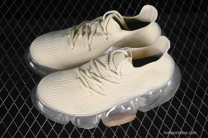 Grounds Big Bubble High Platform Sneakers in Cream White - AJE5