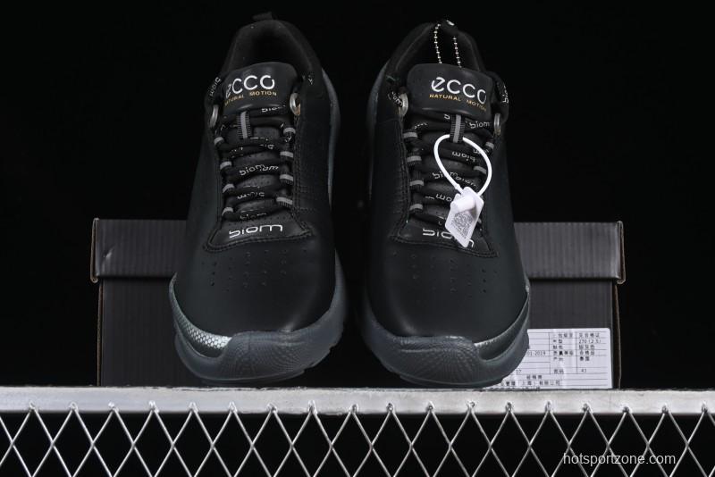 ECCO BIOM C Classic Genuine Leather Breathable Slip-Resistant Running Shoes - 09150451707