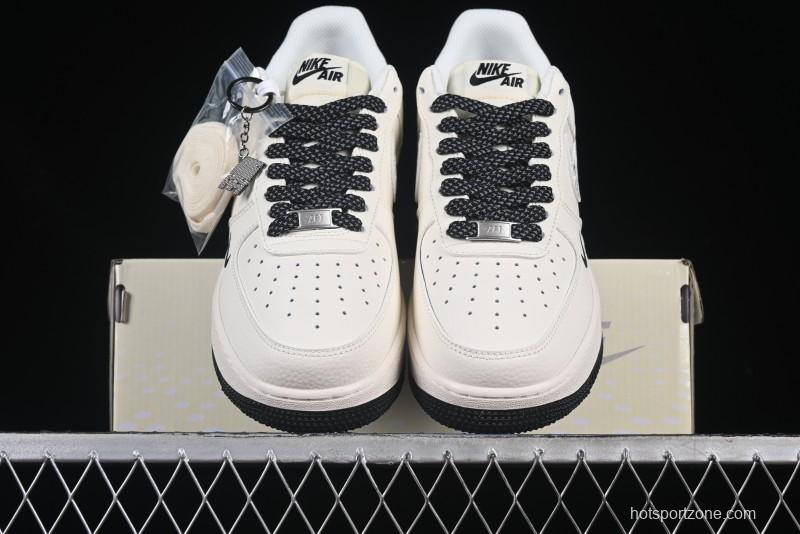 Nike Air Force 1 '07 Low Casual Sneakers with Multi-Swoosh Design - HH7518-046