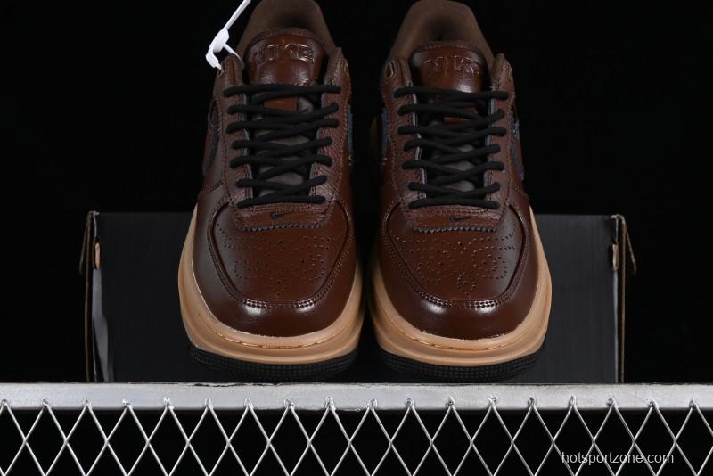 Nike Air Force 1 Low Luxe Casual Sneakers with Thick Sole and Waterproof Design - DM2451-200
