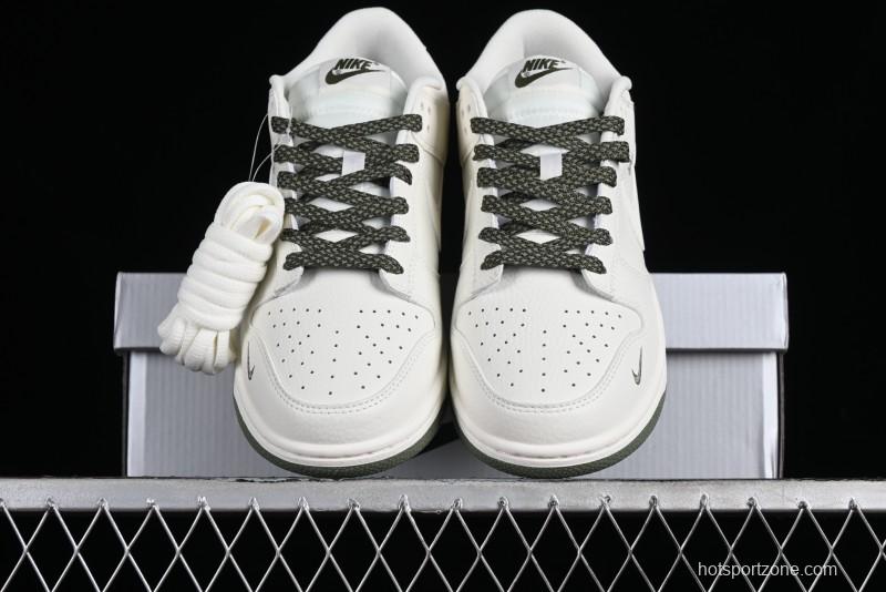 Nike SB Dunk Low Collaboration Triple Swoosh Military Green Low-Top Casual Skateboarding Shoes - NK5639-323