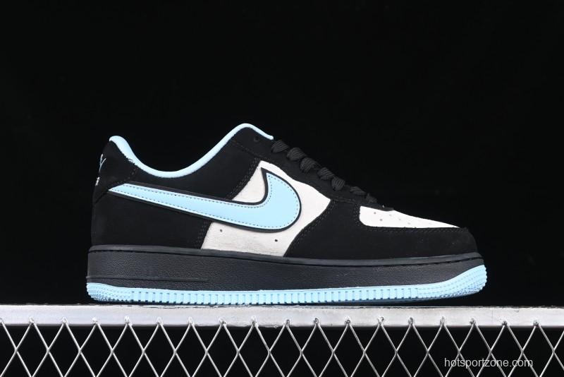 Nike Air Force 1 '07 Low Supreme Collaboration Tiffany Blue Low-Top Casual Sneakers - DF0188-025