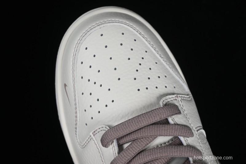 Nike Supreme SB Dunk Low Custom High-End Casual Skateboarding Shoes with Light Pink Colorway - RM2308-331