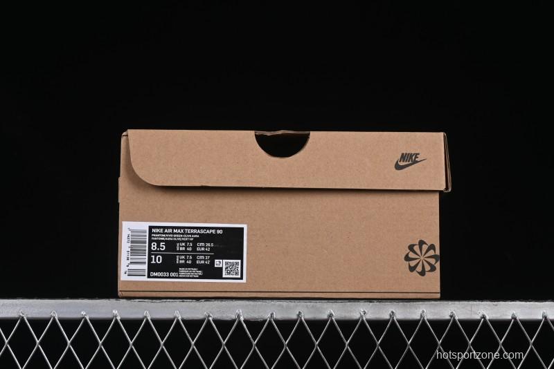 Nike Air Max 90 Terrascape Eco-Friendly Cushioned Running Shoes - DM0033-001