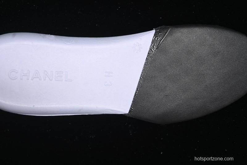 Chanel 25C Tie-Up Flat Casual Lifestyle Shoes - G46372