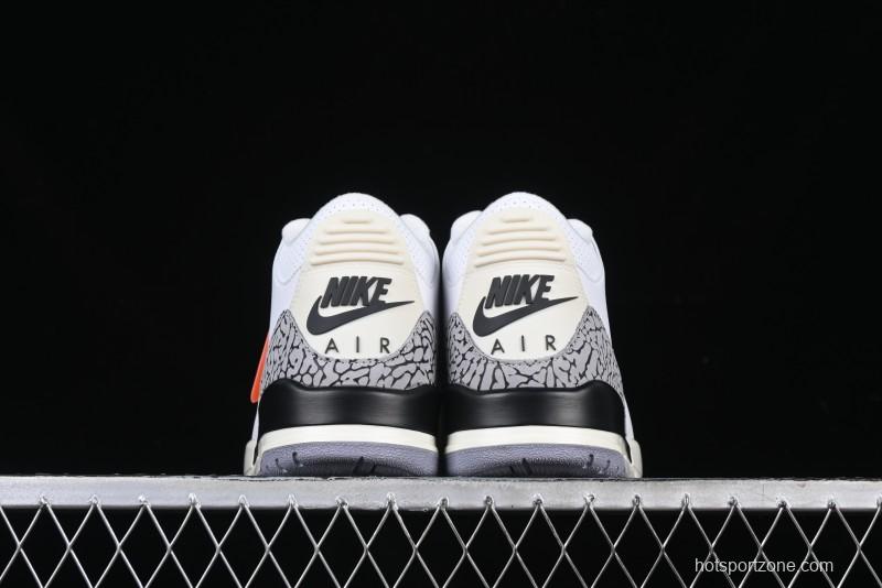 Nike Air Jordan 3 Retro White Cement Reimagined Basketball Shoes - DN3707-100
