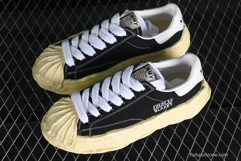 Wayne Original Sole Leather Low Sneaker with Melted Ice Cream Outsole - W.E5