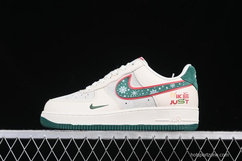 Nike Air Force 1'07 Low Just Collaboration - Christmas Tree Low-Top Casual Sneakers - DF0188-034