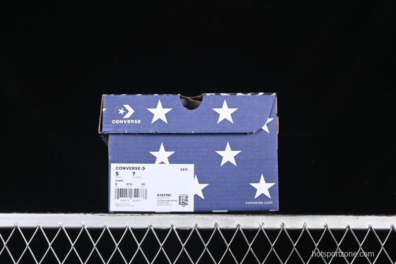 Converse x Brain Dead High Top Casual Sneakers with Mismatched Camouflage Design - A12219C