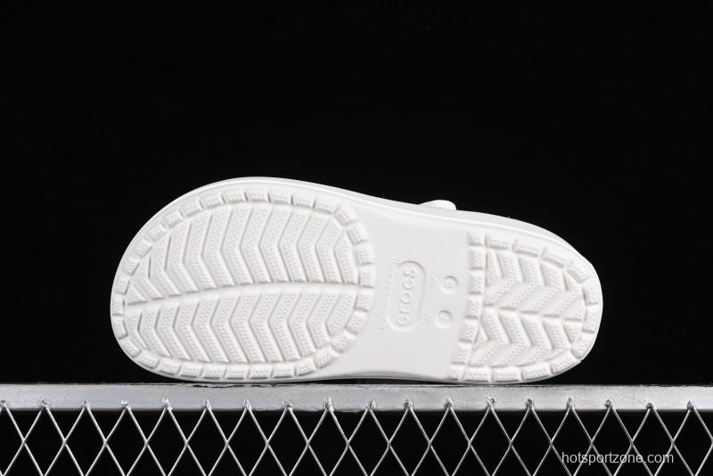 Crocs Crocband Platform Rainbow Comfortable Thick-Soled Clogs - B.D4