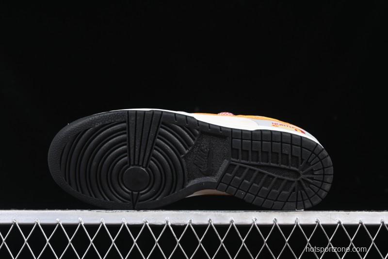 Nike SB Dunk Low The North Face Year of the Snake Collaboration Yellow Swoosh Anniversary Custom Low-Top Casual Skate Shoes - DJ2024-079