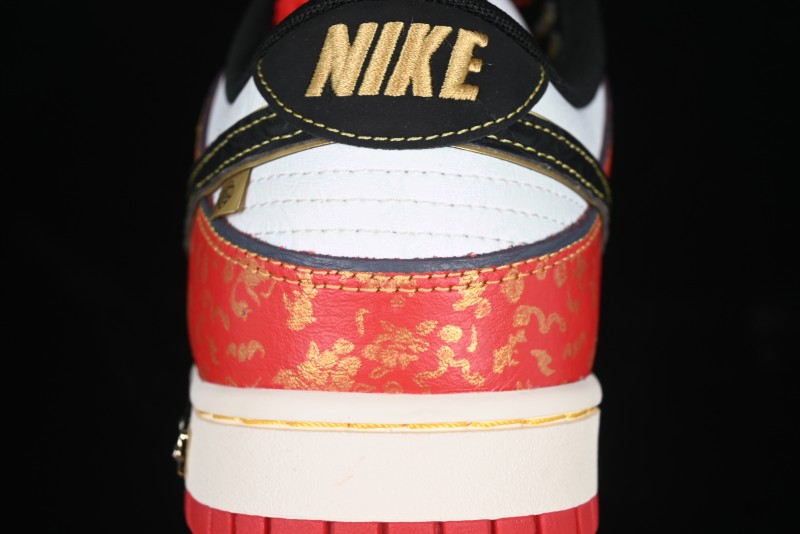 Nike SB Dunk Low Chinese New Year Celebration Red Anniversary High-End Custom Low-Top Casual Skate Shoes - RW1220-005