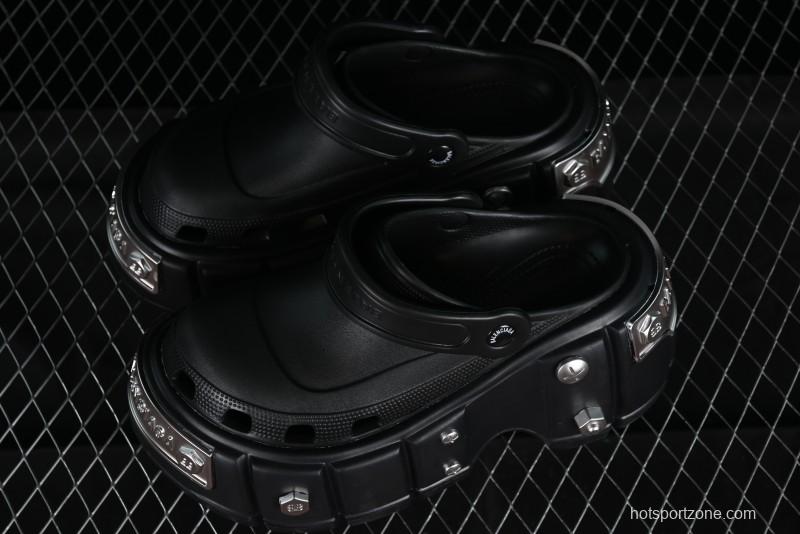 Balenciaga Hardcrocs Slide EVA Round Toe Ultra Thick Sole Clog Sandals - W1S8N1081