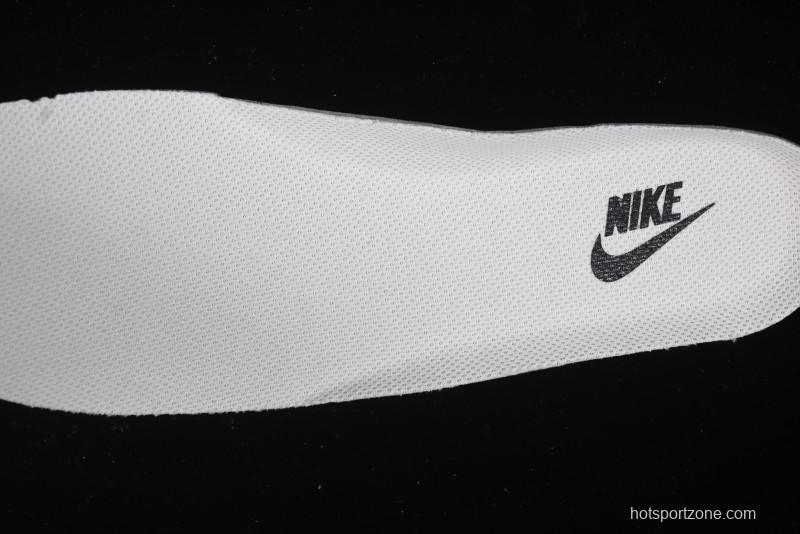 Nike Air Force 1 '07 Low Stussy Collaboration Black Stitch Red Swoosh Casual Sneakers - XS1958-518