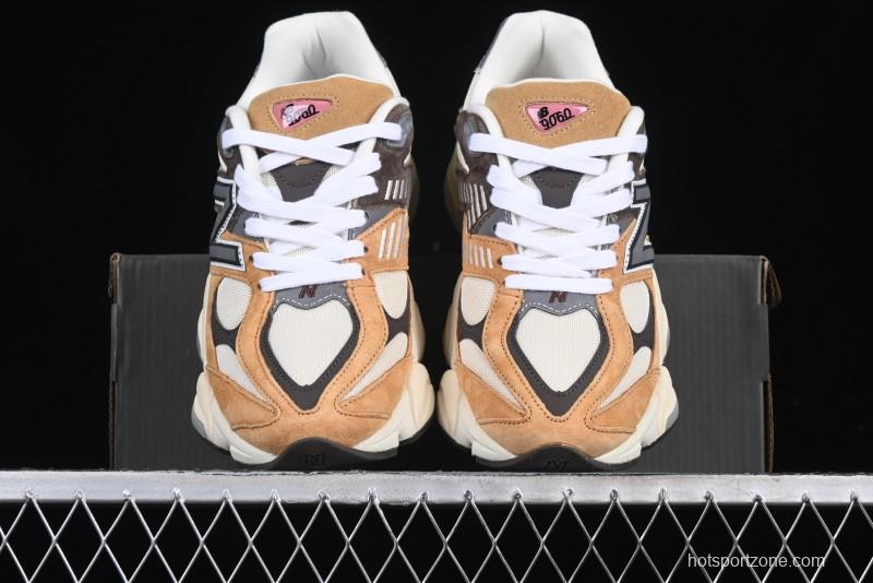 New Balance 9060 Retro Casual Running Shoes with ABZORB Cushioning - U9060WOR