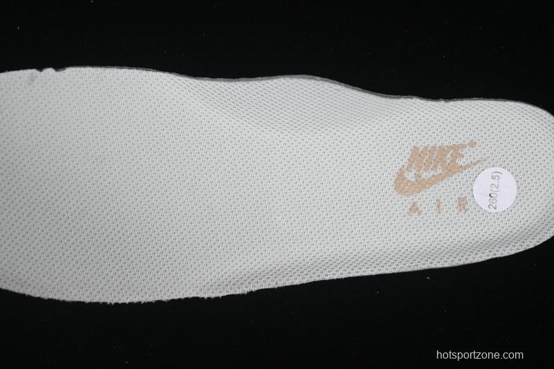 Nike Air Force 1 '07 Low QR Code Metallic Gold Star Sneakers Low-Top Casual Shoes - CU1836-965