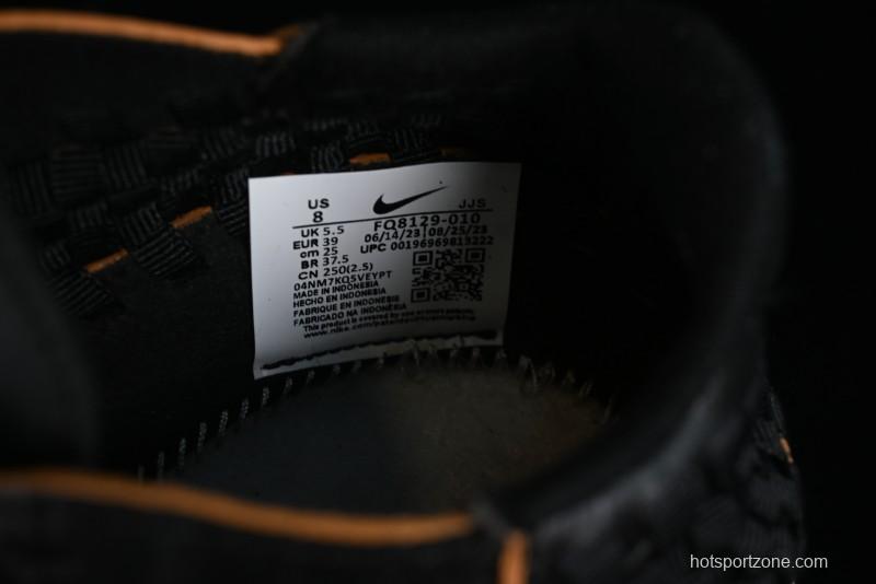 Nike Air Footscape Woven Asymmetrical Woven Slip-Resistant Low-Top Lifestyle Sneakers - FQ8129-010