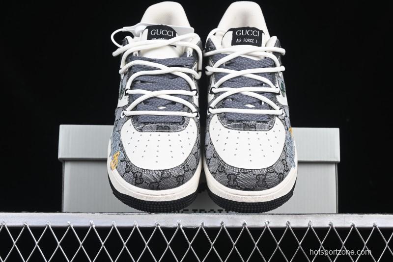 Nike Air Force 1 '07 Low Hip Hop Gucci Style Casual Sneakers - BD0077-555